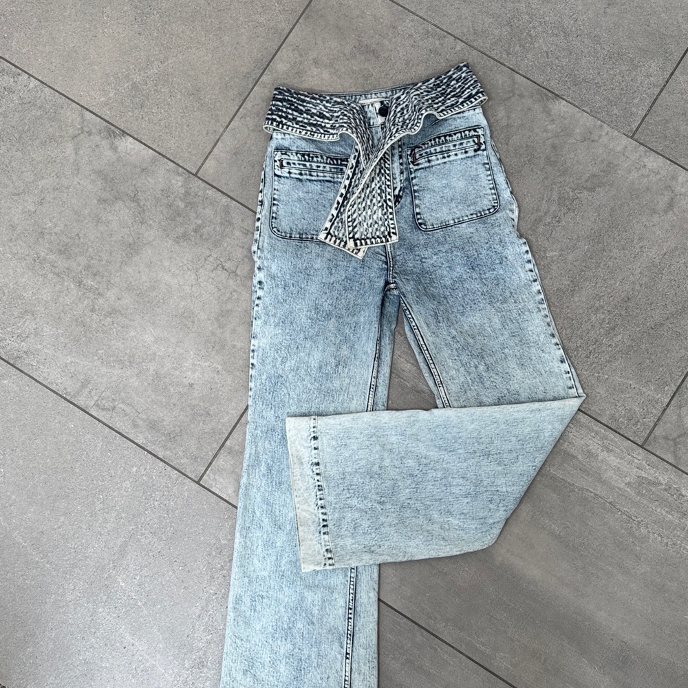 Ulla Johnson Light Blue Flare Jeans